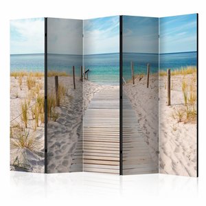 Vouwscherm / Kamerscherm - Naar de Noordzee 225x172cm, gemonteerd geleverd, dubbelzijdig geprint