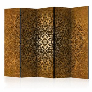 Vouwscherm / Kamerscherm - Heilige cirkel II 225x172cm  , gemonteerd geleverd, dubbelzijdig geprint