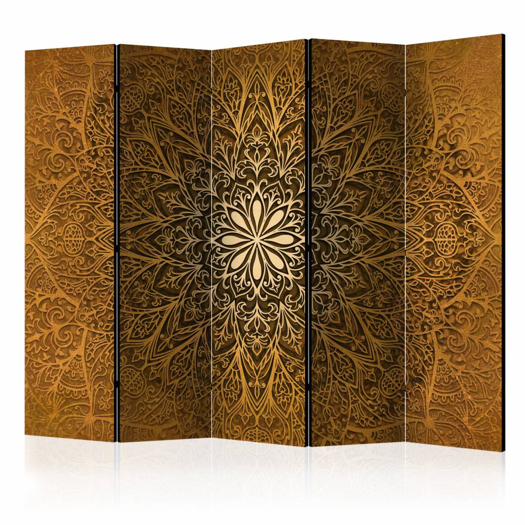 Vouwscherm / Kamerscherm - Heilige cirkel II 225x172cm , gemonteerd geleverd, dubbelzijdig geprint afbeelding