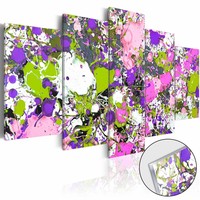 Afbeelding op acrylglas - Art III, Multi-gekleurd, 2 Maten, 5luik Afbeelding op acrylglas - Art III, Multi-gekleurd, 2 Maten, 5luik