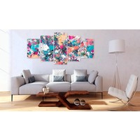 Afbeelding op acrylglas - Art II, Multi-gekleurd, 2 Maten, 5luik Afbeelding op acrylglas - Art II, Multi-gekleurd, 2 Maten, 5luik
