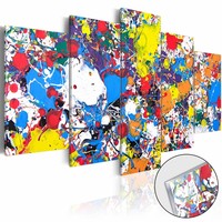 Afbeelding op acrylglas - Art, Multi-gekleurd, 5luik Afbeelding op acrylglas - Art, Multi-gekleurd, 5luik