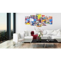 Afbeelding op acrylglas - Art, Multi-gekleurd, 5luik Afbeelding op acrylglas - Art, Multi-gekleurd, 5luik