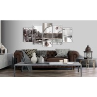 Afbeelding op acrylglas - Ruimte Energie, Grijs, 2 Maten, 5luik Afbeelding op acrylglas - Ruimte Energie, Grijs, 2 Maten, 5luik