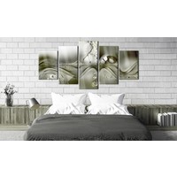 Afbeelding op acrylglas - Groene Configuratie, 2 Maten, 5luik Afbeelding op acrylglas - Groene Configuratie, 2 Maten, 5luik