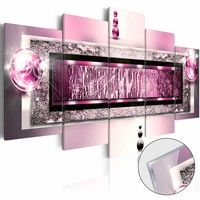 Afbeelding op acrylglas - Droom in het roze, 5luik Afbeelding op acrylglas - Droom in het roze, 5luik