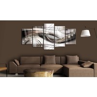 Afbeelding op acrylglas - Parels, Bruin, 5luik Afbeelding op acrylglas - Parels, Bruin, 5luik