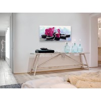 Doe-het-zelf op canvas schilderen - Zen, Orchidee II 80x40cm Doe-het-zelf op canvas schilderen - Zen, Orchidee II 80x40cm