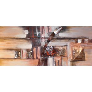 Schilderij - Handgeschilderd - Abstract 150X60cm