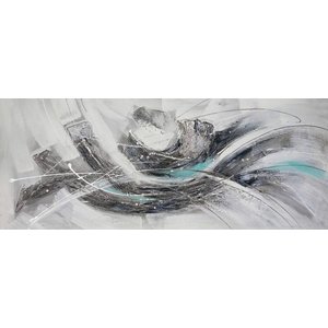 Schilderij - Handgeschilderd - Abstract 3 150x60cm