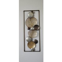 Frame 3D art- Gouden Blad 28X73cm Frame 3D art- Gouden Blad 28X73cm