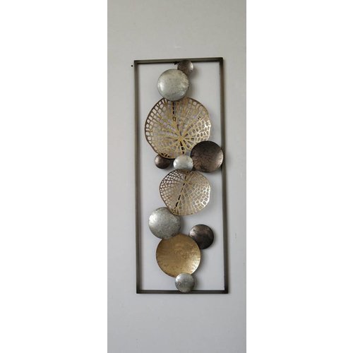 Frame 3D art- Gouden Blad 28X73cm
