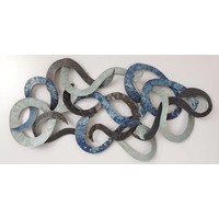 Frame 3D art - Abstracte Golven 146X77cm Frame 3D art - Abstracte Golven 146X77cm