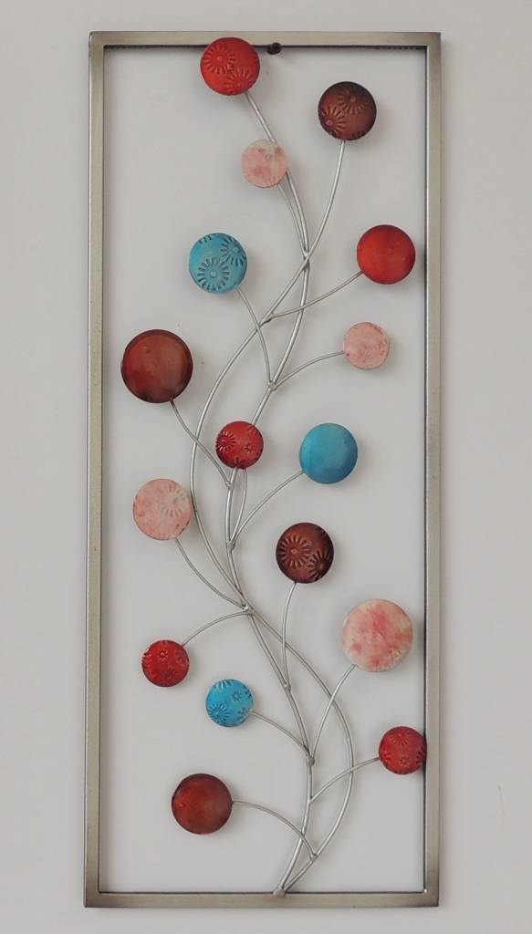 Frame 3D art - Bloemknoppen 25X60cm afbeelding