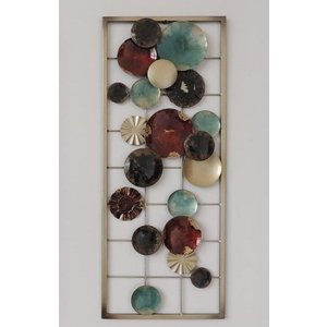 Frame 3D art - Abstracte planeten 2 , 25X60cm