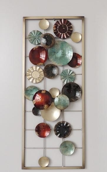Frame 3D art - Abstract Planeten 3, 25X60cm afbeelding