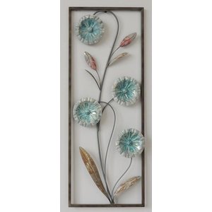 Frame 3D Art - Abstracte Bloemen 28X73cm