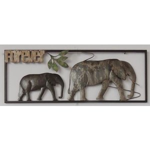 Frame 3D art - Olifant forever 28X73cm