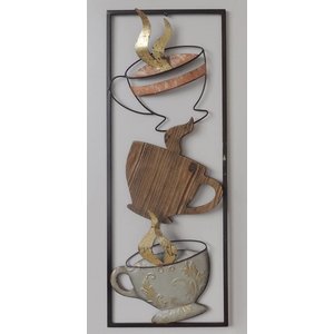 Frame 3D art - Koffie 2, 28X73cm