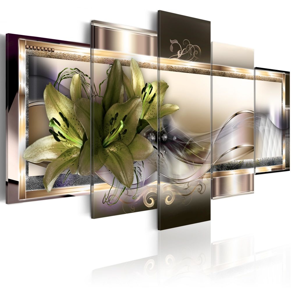 Schilderij - Frame van Schoonheid, 5luik afbeelding