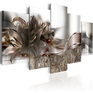 Schilderij - Buitengewone alliantie, 5luik Schilderij - Buitengewone alliantie, 5luik