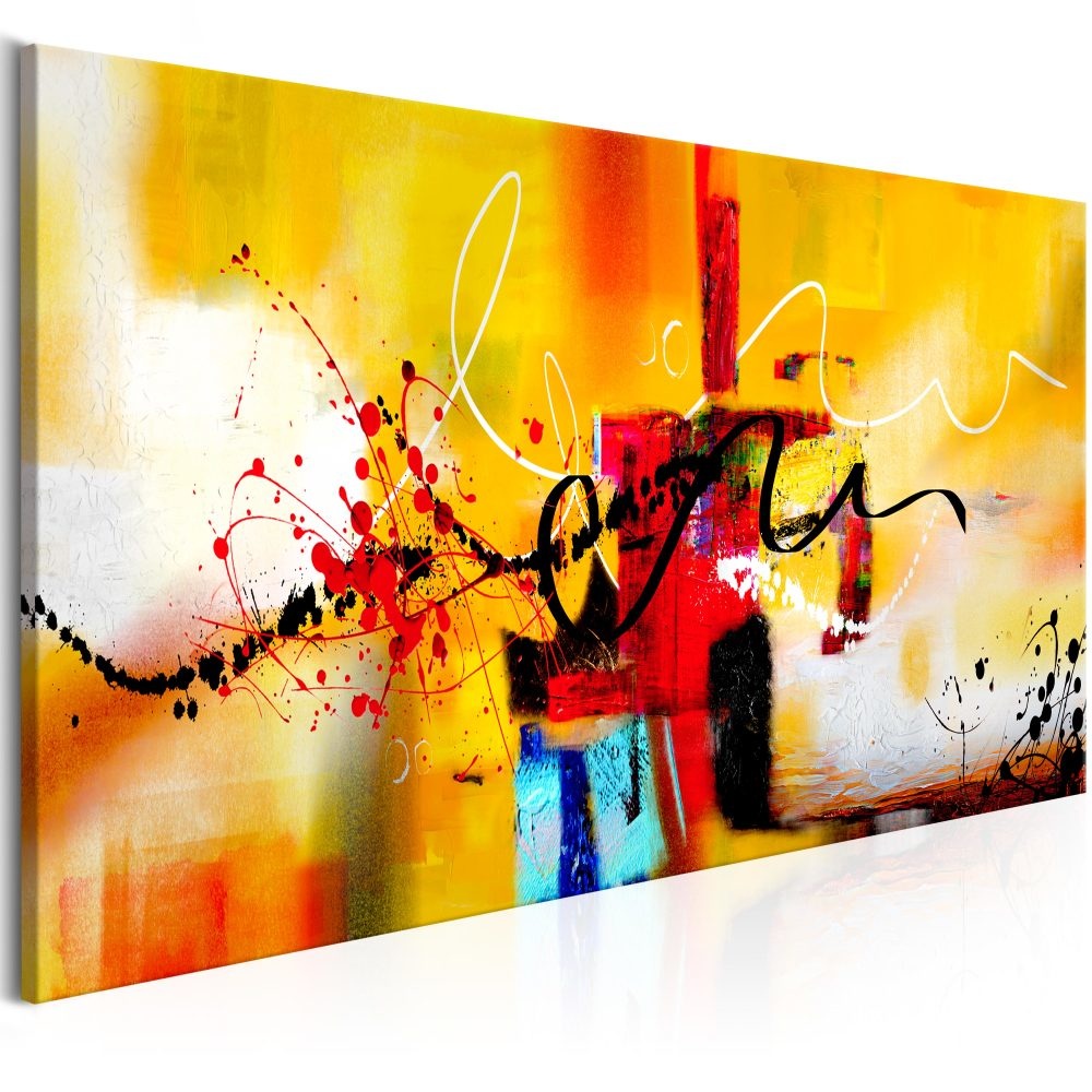 Schilderij - Melodieën van de Straat, 120x60 afbeelding