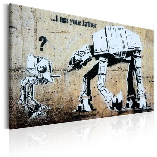 Schilderij - I Am Your Father , Banksy - Karo-art VOF