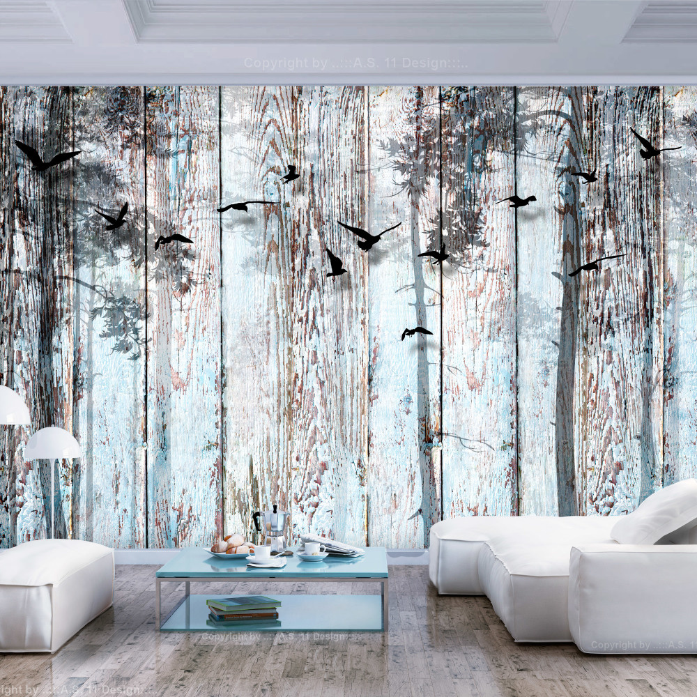 Fotobehang - Dicht bij de natuur , vogels, premium print vliesbehang afbeelding