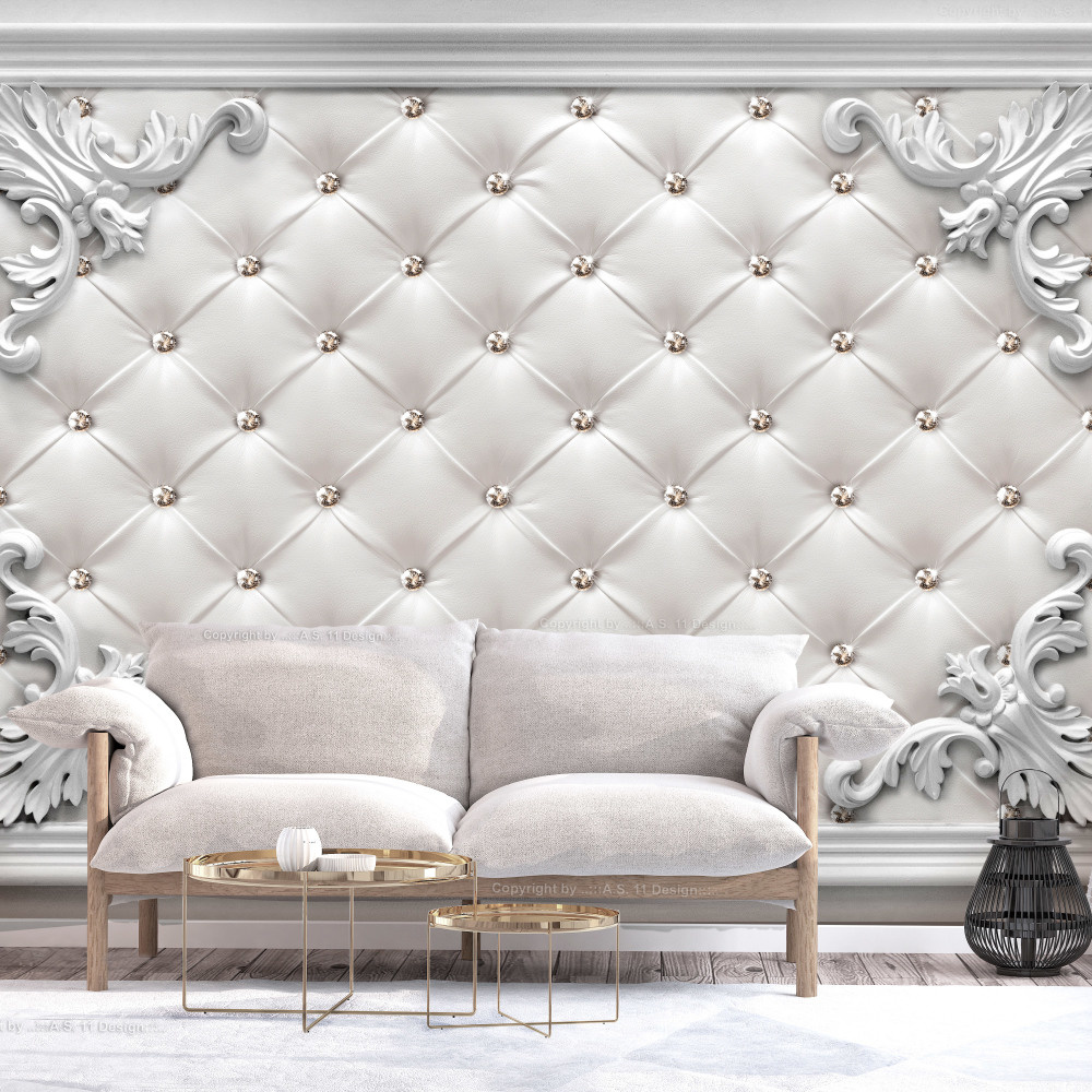 Fotobehang - Klassieke lederlook, premium print vliesbehang afbeelding
