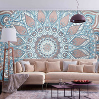 Fotobehang - Oriëntaalse Cirkel , Mandala, premium print vliesbehang, 5 maten, Instructie bijgesloten, zeer eenvoudig aan te brengen, geen behangtafel nodig Fotobehang - Oriëntaalse Cirkel , Mandala, premium print vliesbehang, 5 maten, Instructie bijgesloten, zeer eenvoudig aan te brengen, geen behangtafel nodig