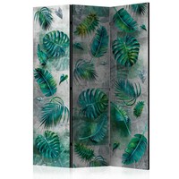 Vouwscherm / Kamerscherm - Moderne jungle 135x172cm, gemonteerd geleverd, dubbelzijdig geprint Vouwscherm / Kamerscherm - Moderne jungle 135x172cm, gemonteerd geleverd, dubbelzijdig geprint