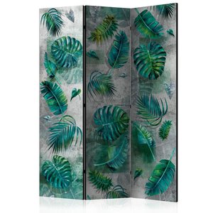 Vouwscherm / Kamerscherm - Moderne jungle 135x172cm, gemonteerd geleverd, dubbelzijdig geprint