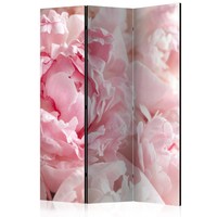 Vouwscherm - Pioenrozen, roze 135x172cm, gemonteerd geleverd, dubbelzijdig geprint (kamerscherm) Vouwscherm - Pioenrozen, roze 135x172cm, gemonteerd geleverd, dubbelzijdig geprint (kamerscherm)