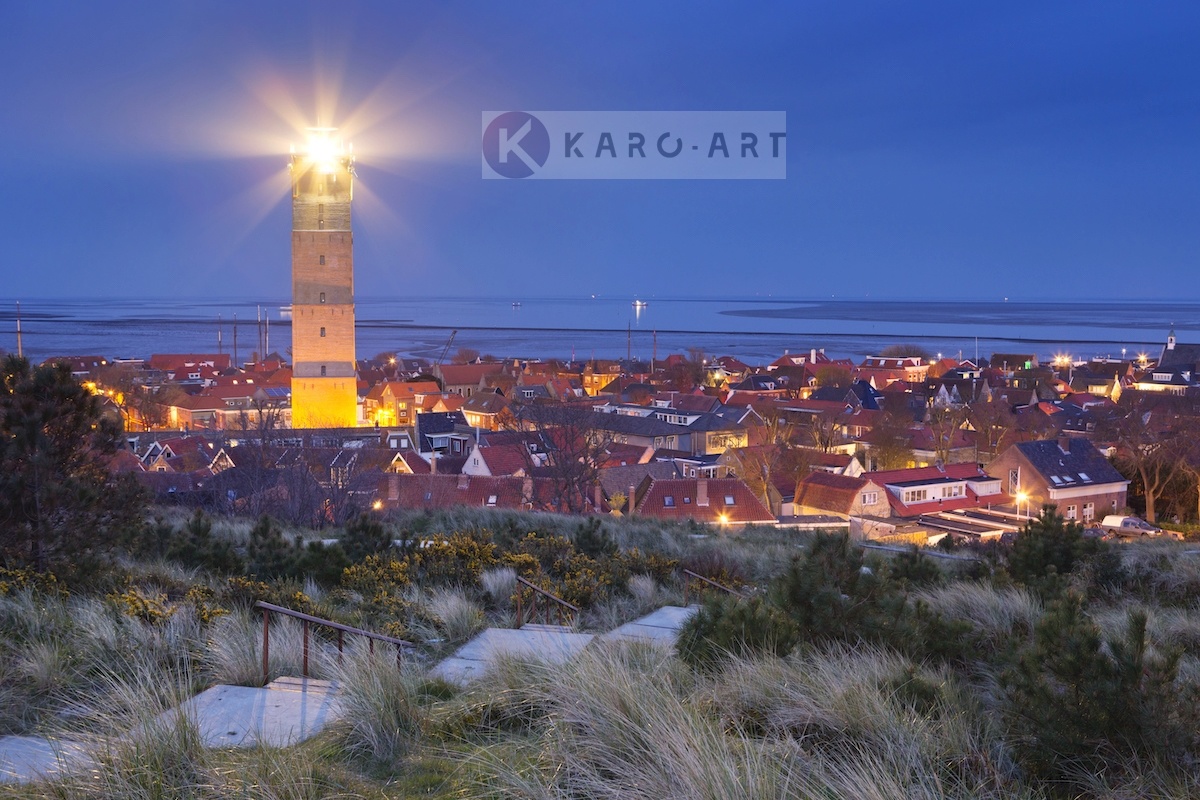 Schilderij - Vuurtoren Brandaris, Terschelling afbeelding