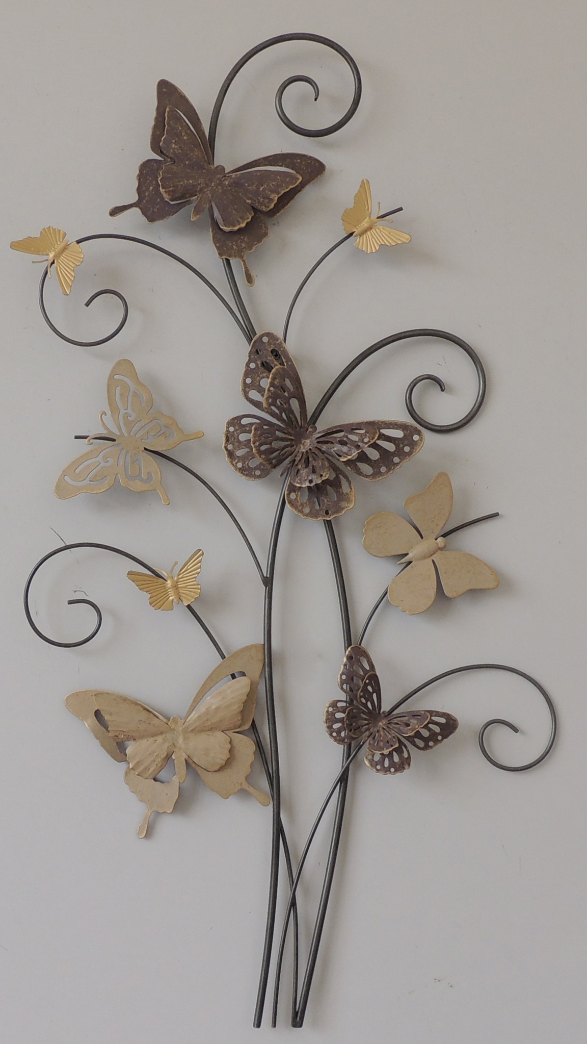 Frame 3D art - Vlinder 3 44x88 afbeelding