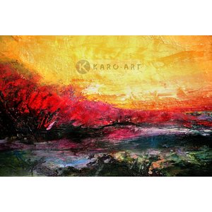 Karo-art Afbeelding op acrylglas - Zonsondergang