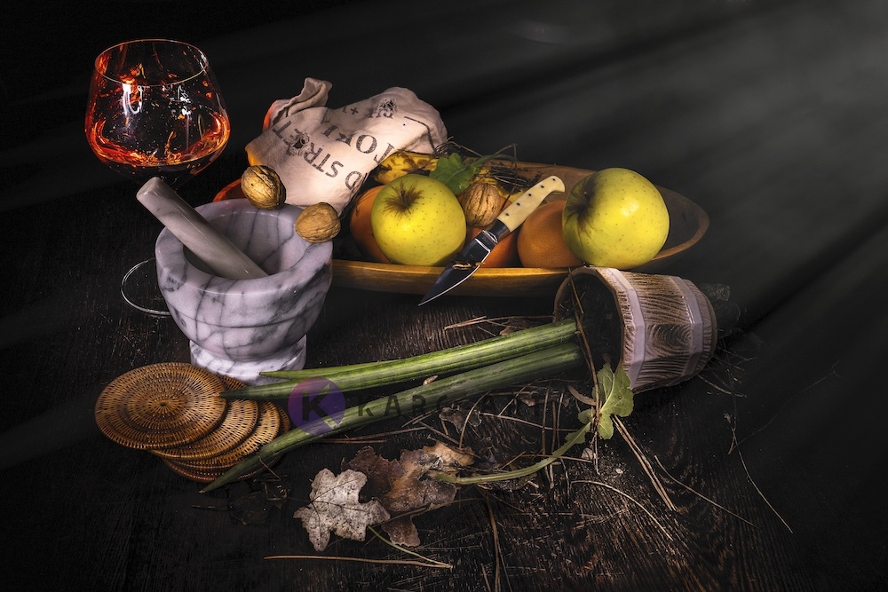 Afbeelding op acrylglas - Stilleven, mand met fruit Afbeelding op acrylglas - Stilleven, mand met fruit