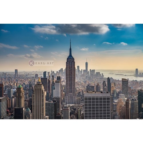 Karo-art Afbeelding op acrylglas - Empire State Building New York City , Multikleur , 3 maten , Premium print
