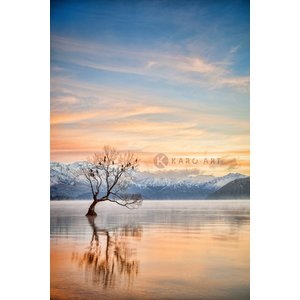 Karo-art Afbeelding op acrylglas - Meer Wanaka Otago, Nieuw-Zeeland