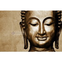 Schilderij - Bronzen Boeddha