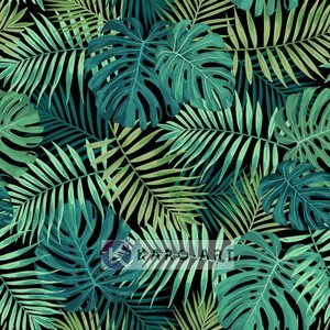 Karo-art Afbeelding op acrylglas - Jungle Bladerdek Karo-art Afbeelding op acrylglas - Jungle Bladerdek