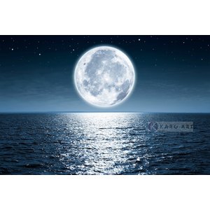 Karo-art Afbeelding op acrylglas - Volle maan
