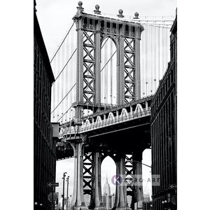 Karo-art Afbeelding op acrylglas - Manhattan Bridge II