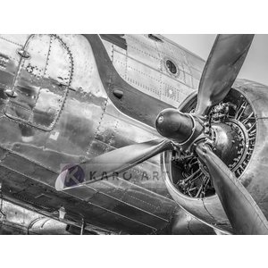 Karo-art Afbeelding op acrylglas - Vintage propeller vliegtuig Karo-art Afbeelding op acrylglas - Vintage propeller vliegtuig
