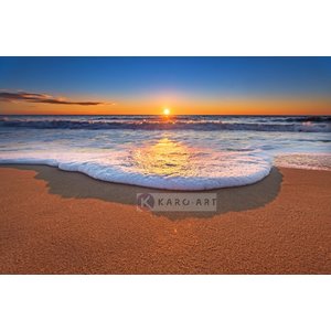 Karo-art Afbeelding op acrylglas - Zonsondergang aan het water Karo-art Afbeelding op acrylglas - Zonsondergang aan het water