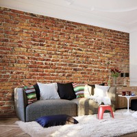 Fotobehang - Stenen muur , 350x245cm Fotobehang - Stenen muur , 350x245cm