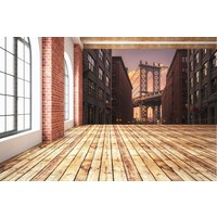 Karo-art Fotobehang- Manhattan Bridge, New York City, USA