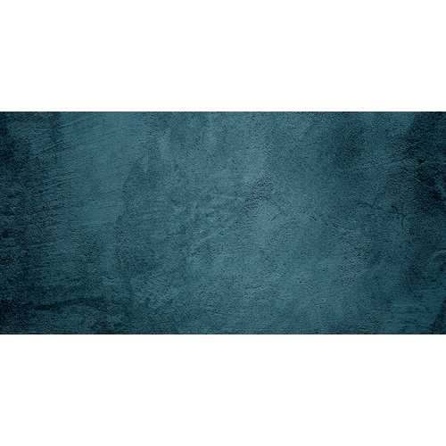 Karo-art Fotobehang - Donkerblauwe muur