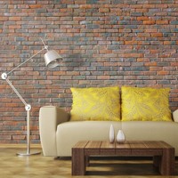 Fotobehang - Bakstenen muur , 400x309cm Fotobehang - Bakstenen muur , 400x309cm