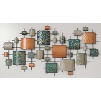 Frame 3D art - Abstracte Stad 146X77cm Frame 3D art - Abstracte Stad 146X77cm